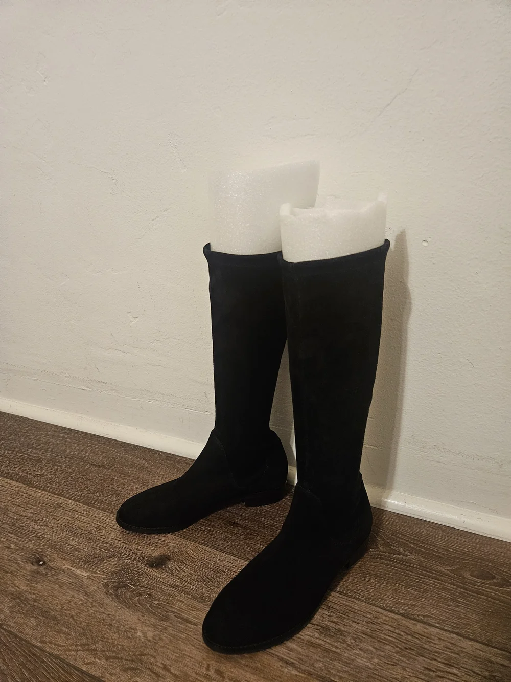 Stewart Weitzman Black Suede Boots Size 4.5